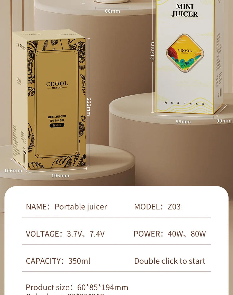 Blendee Mini Portable Smoothie Maker